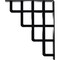 Ekena Millwork Diane Wrought Iron Bracket, (Triple center brace), Powder Coated Black 2"W x 12"D x 15"H BKTM02X12X15TDI - alternate 7